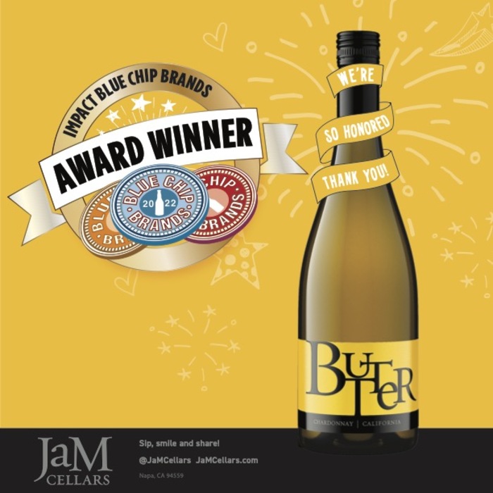 Butter Chardonnay Secures Third Consecutive Impact Blue Chip Award